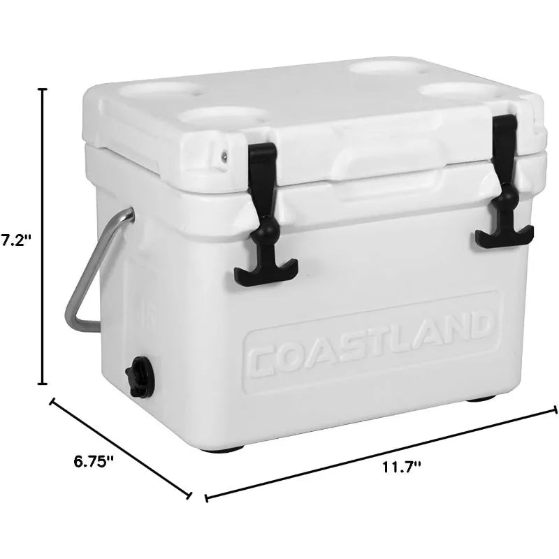 Cooler Premium Insulated Cooler, Small Ice Chest for Tight Spaces,