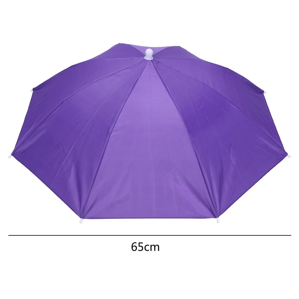 Umbrella Hat Foldable Fishing Sunshade Headwear Cap Waterproof Camping Beach Fishing Hat