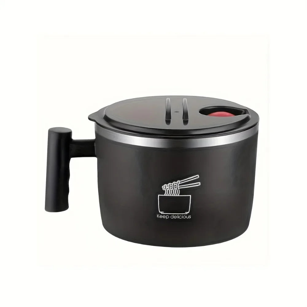 Ramen Bowl, Lunch Container, Large Thai Soup Bowls, Tableware with Phone Stand, Cereal Bowls for Home, Kitchen, Camping,