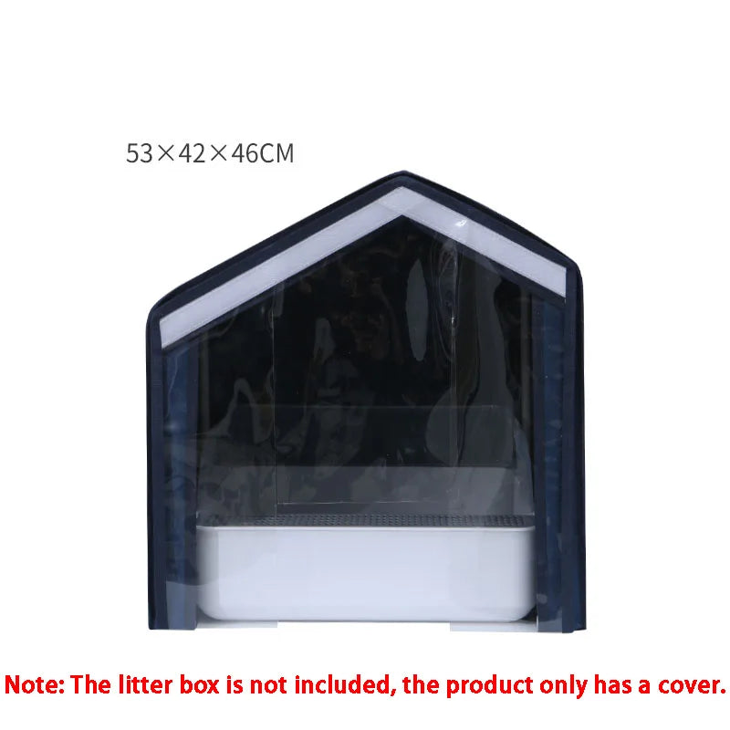 Large Large Closed Anti-splash Plastic Sand Box Cover Toilet Cleaning Bath Drawer Basin Tent Supplies