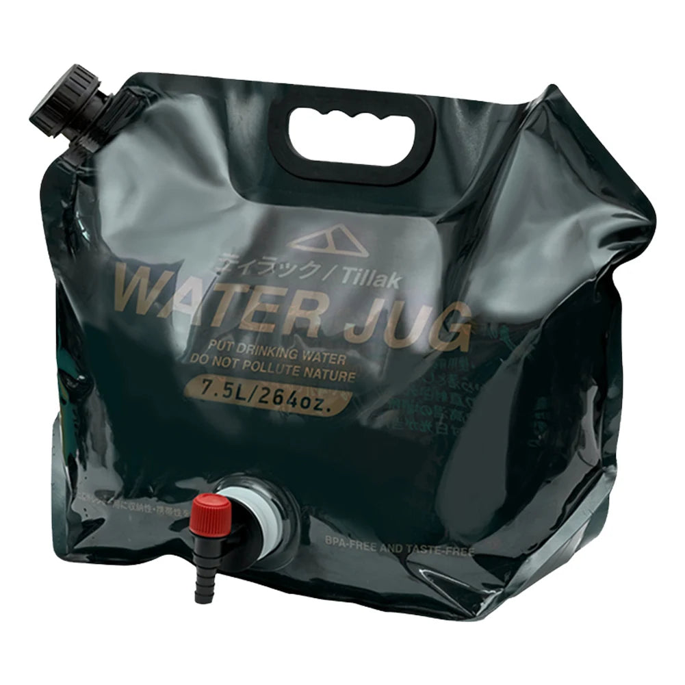 Outdoor Water Bucket With Spigot,  Leakproof Camping Water Tank Water Container With Detachable Faucet