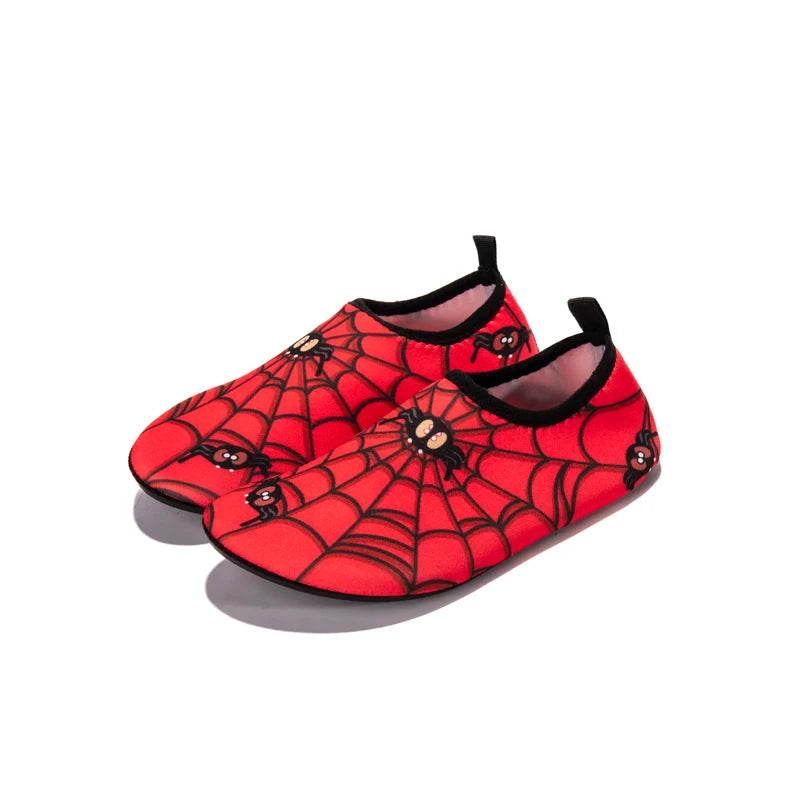 Kids Water Sport Beach Swimming Socks Girl Thin Multi Prints Anti Slip Fitness Yoga Dance Swim Surf Diving Underwater Shoes
