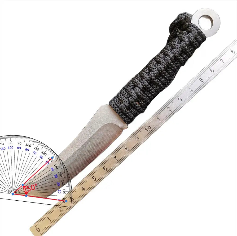 High carbon S.S. Fixed Blade Knife.  Knife for Hunting Camping and Field Survival Tactical Combat Outdoor