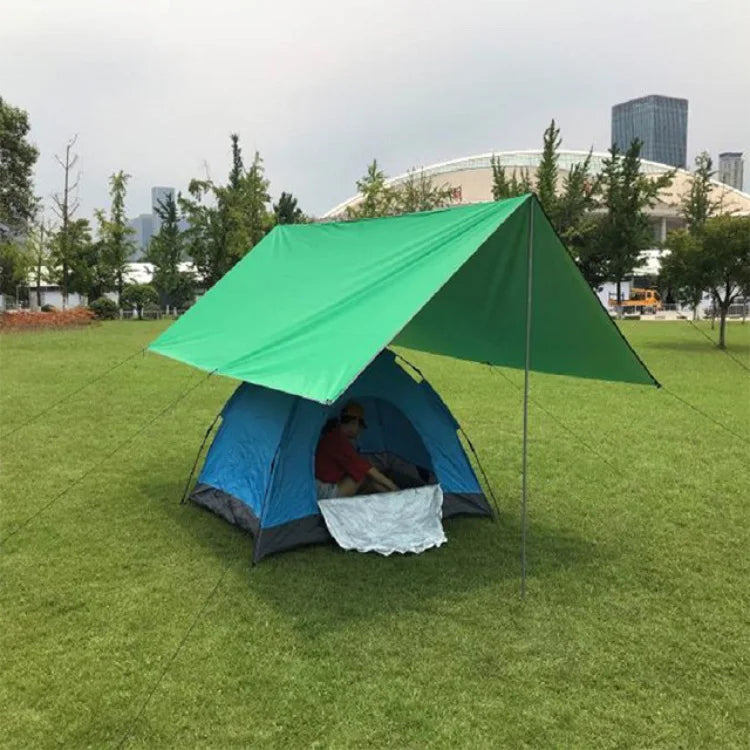 Camping Tarp. Waterproof Tent Awning. Shade Garden Canopy. Beach Sunshade Outdoor Ultralight Sun Shelter.
