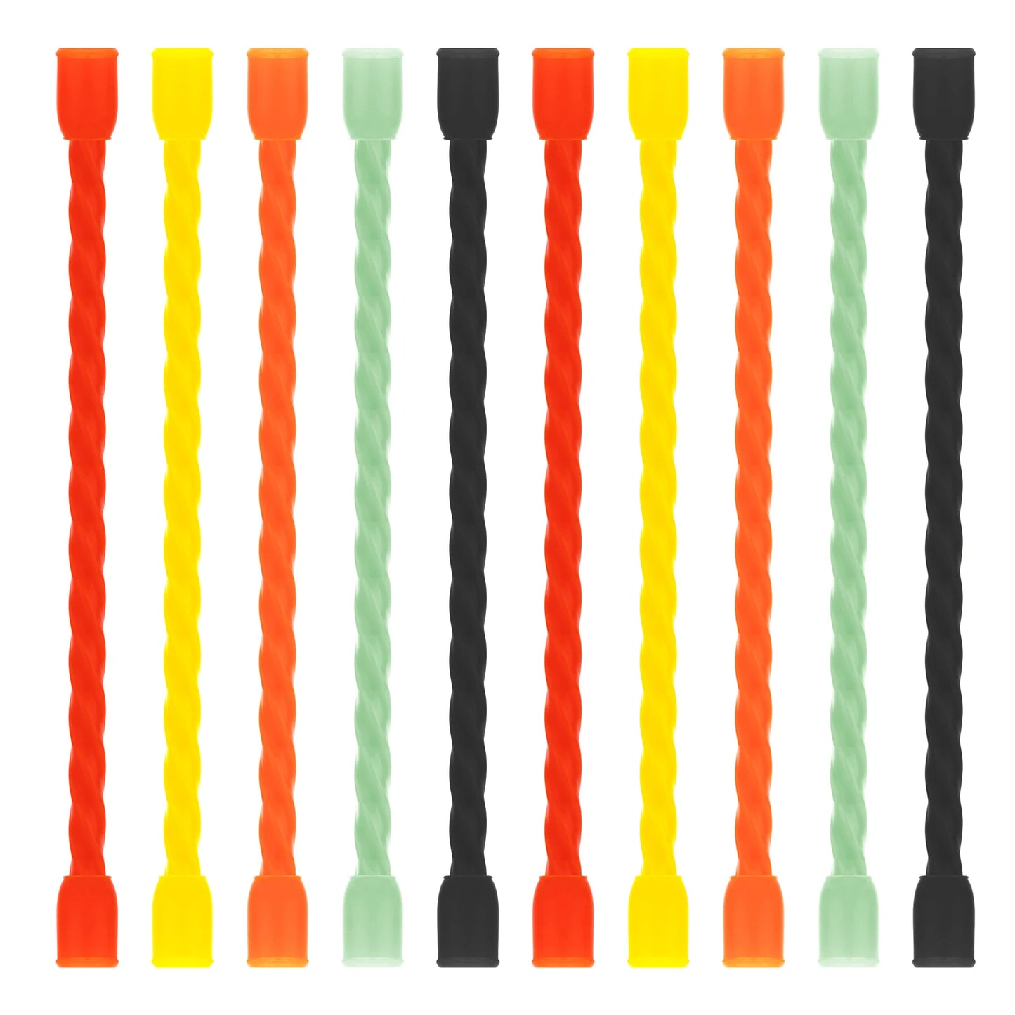 Silicone Cable Ties, Bendable Reusable Rubber Twist Ties Flexible ties