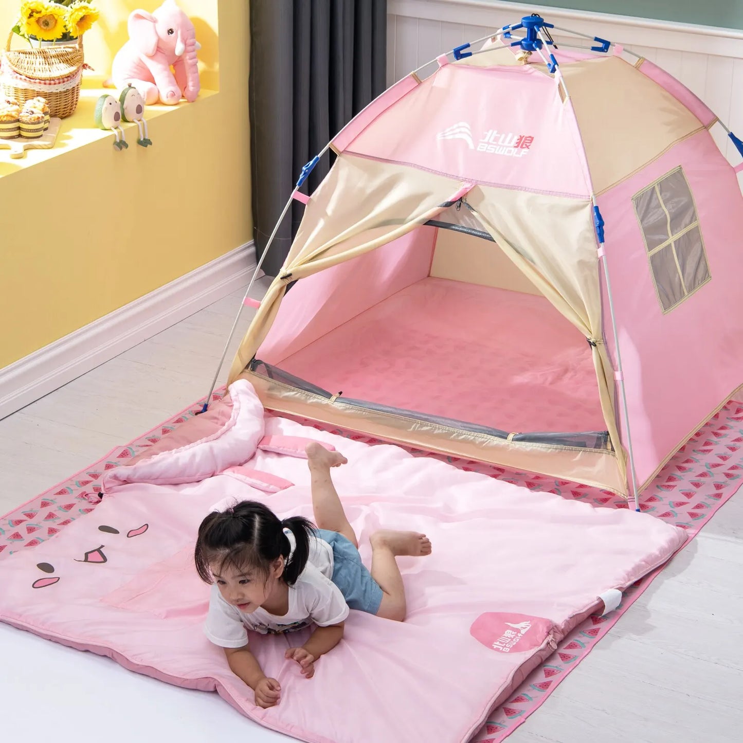 Children Cartoon Blanket Camping Sleeping Bag for Children Birthday Gifts Thick 1PC Bedspread On The Bed Animals Sleep