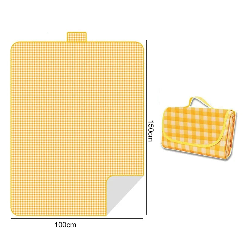 Picnic Mat Spring Outing Camping Supplies Waterproof Moisture-proof Outdoor Portable Storage Suitable for Beach Grassland TMZ