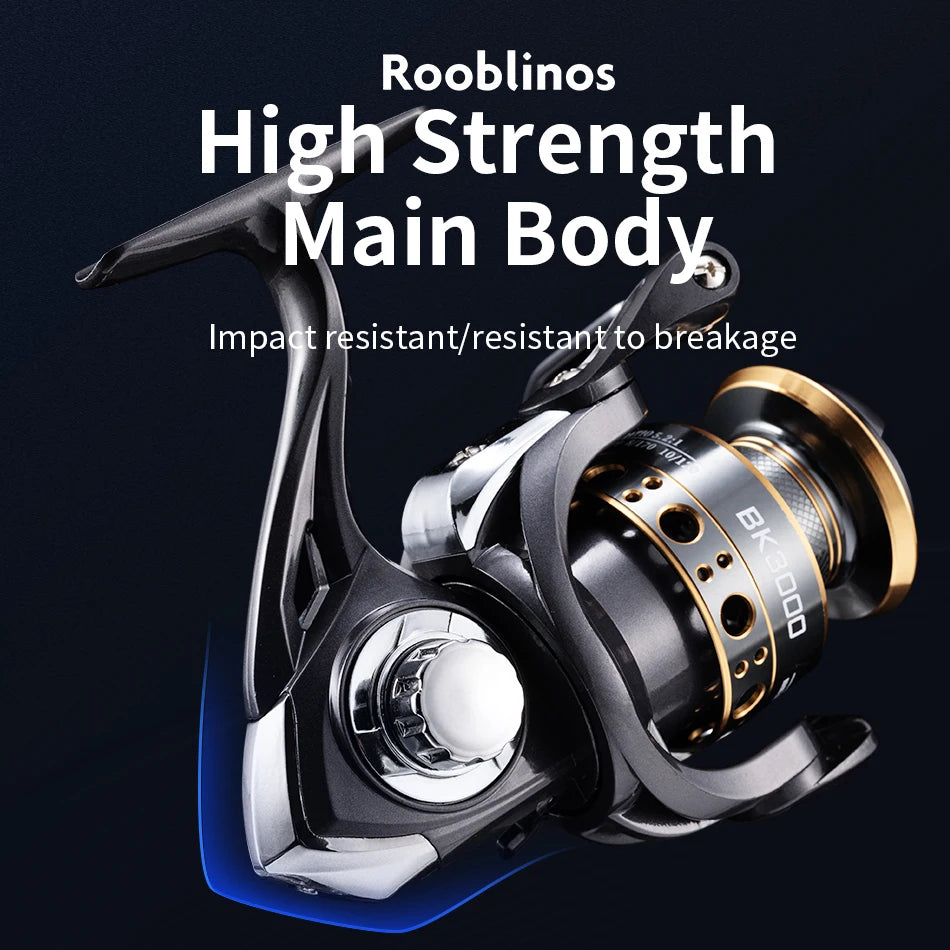 Fishing Reel Alloy Spool Anti-Reverse Lightweight for Saltwater/Freshwater