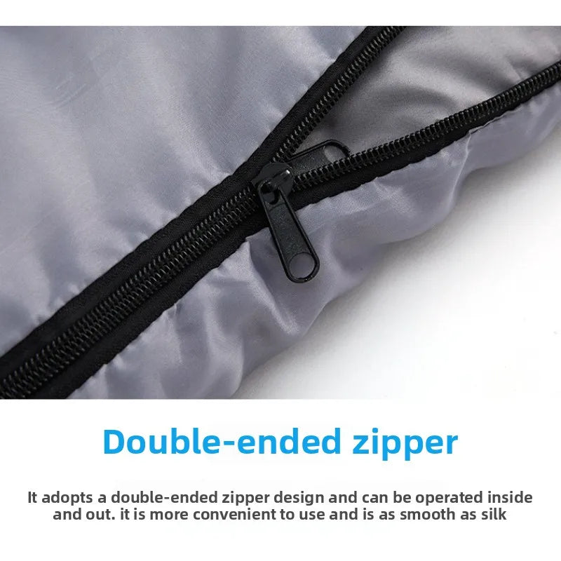 Emergency Sleeping Bag Adult Outdoor Spring and Autumn Adult Men and Women Thickened Warm Portable Camping Single Person