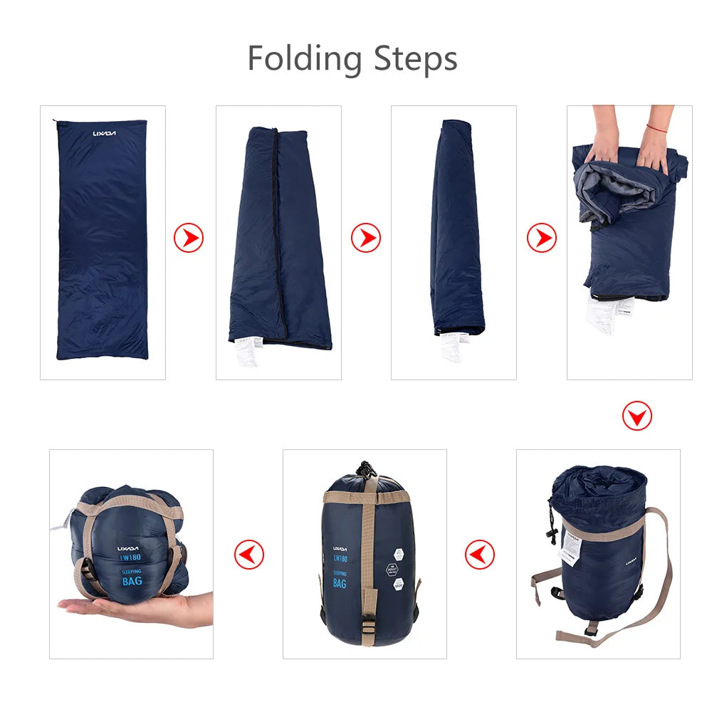 Outdoor Envelope Sleeping Bag Camping Travel Hiking Ultra-light Sleeping Bag Travel Bag Hiking
