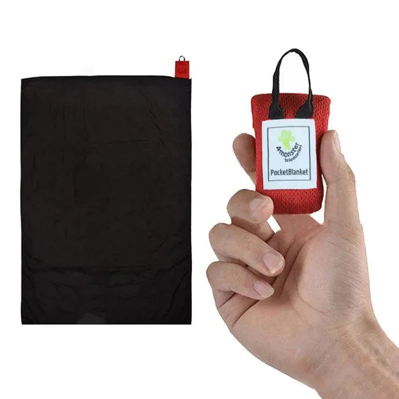 Mini Pocket Picnic Blanket Outdoor Pocket Blanket Foldable Outdoor Picnic Mat portable Ultra-thin pocket Beach Pad