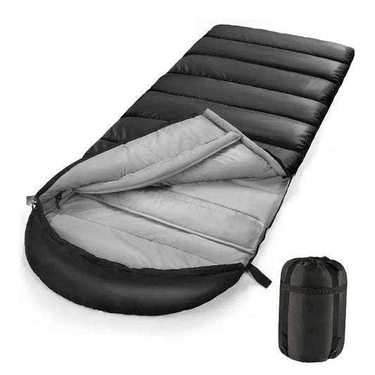 Outdoor down sleeping bag 210cm*80cm single person thick and warm camping sleeping bag -10°C to 20°C can be spliced sleeping bag