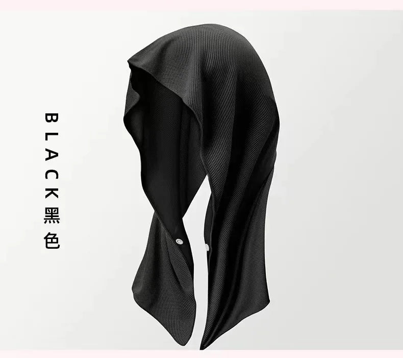 Cooling Hoodie Towel Cooling Towels Quick Drying Absorbent Towels for Neck and Face UV Protection Sport Workout Camping Cycling