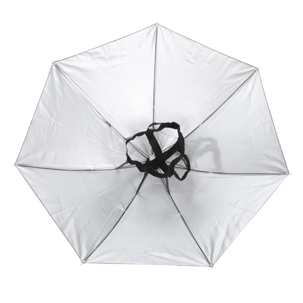 Umbrella Hat Foldable Fishing Sunshade Headwear Cap Waterproof Camping Beach Fishing Hat
