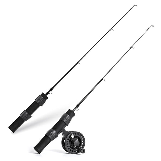Ice Fishing Rod Combo: Portable Winter Pole and Reel Set