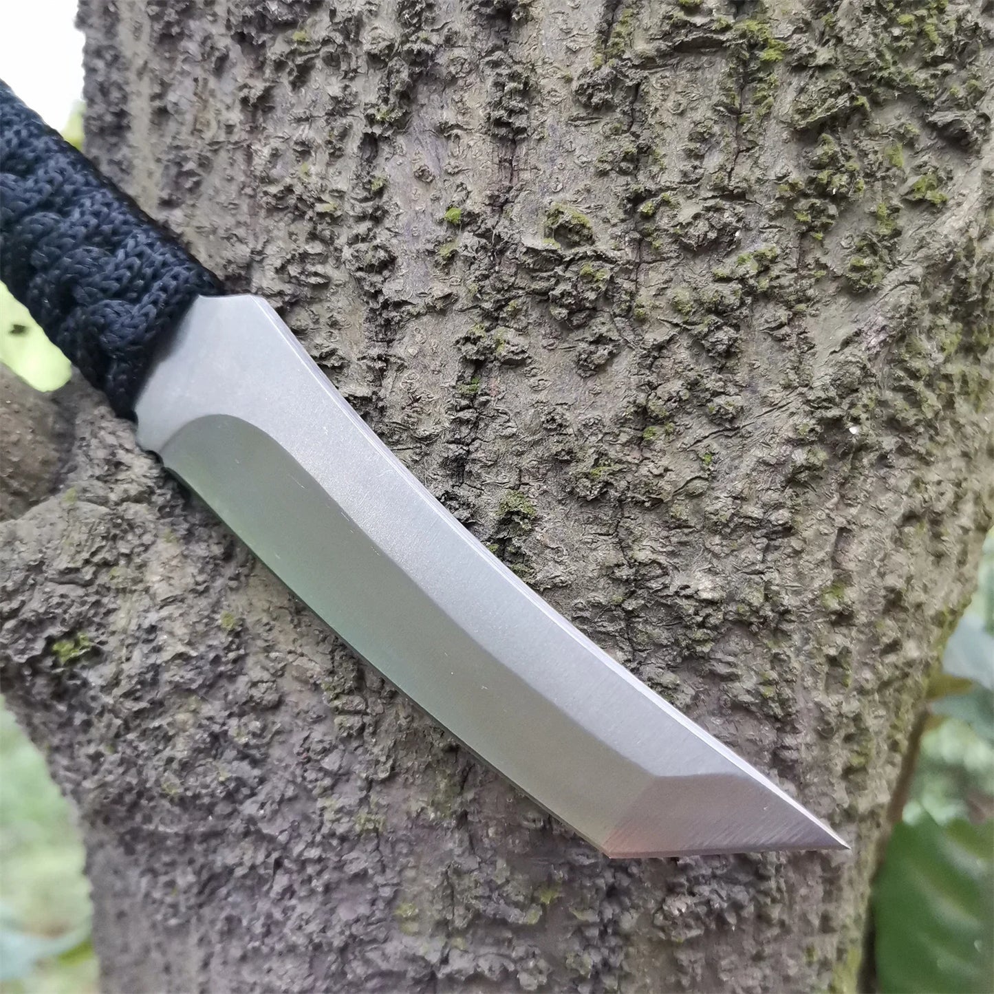 High carbon S.S. Fixed Blade Knife.  Knife for Hunting Camping and Field Survival Tactical Combat Outdoor